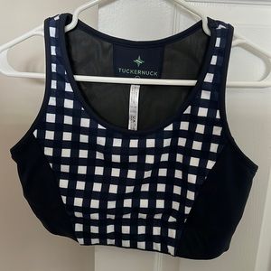 Tuckernuck navy sports bra size medium